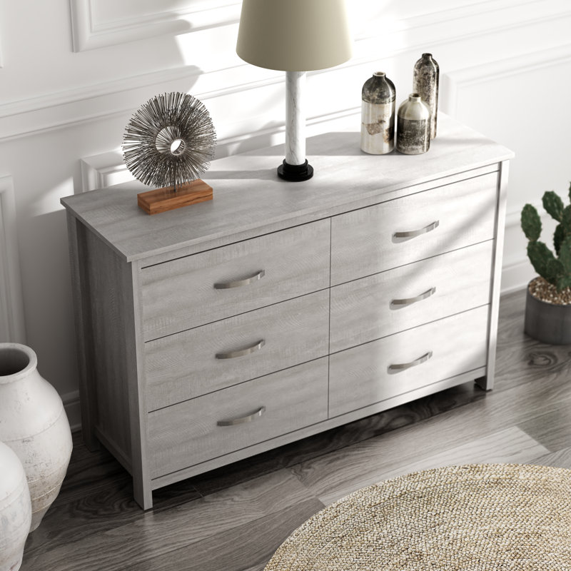 Latitude Run® Layton 6 Drawer 47.24'' W Dresser & Reviews Wayfair